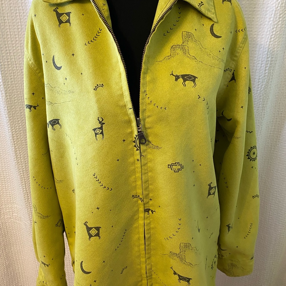 Chico's Vibrant Green Blouse - Picture 7 of 8